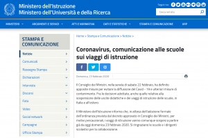 Viaggi educativi Liceo 2020