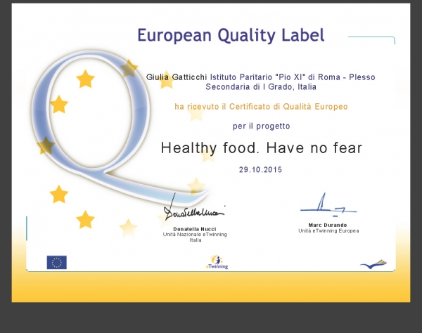 etwinning: Il PIO XI ancora scuola di qualit&agrave; internazionale!